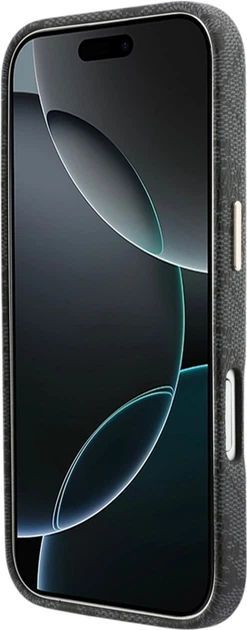 Etui Guess 4G Script MagSafe do Apple iPhone 17 Black (GUHMP17S5P4FWMSK) - obraz 5