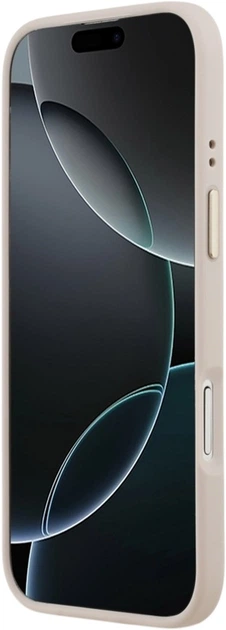 Etui Guess 4G Strass Logo MagSafe do Apple iPhone Air Pink (GUHMP17MP4GRMDEP) - obraz 5