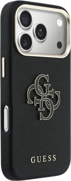 Чохол Guess FW Resin Logo для Apple iPhone 17 Pro Max Black (GUHCP17X5PS4RGGK) - зображення 4
