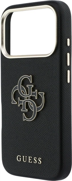 Чохол Guess FW Resin Logo для Apple iPhone 17 Pro Max Black (GUHCP17X5PS4RGGK) - зображення 6