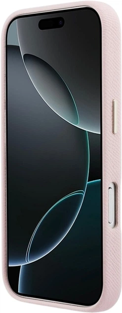 Чохол Guess FW Resin Logo для Apple iPhone 17 Pro Max Pink (GUHCP17X5PS4RGGP) - зображення 5