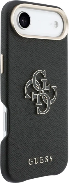 Чохол Guess FW Resin Logo для Apple iPhone Air Black (GUHCP17M5PS4RGGK) - зображення 4