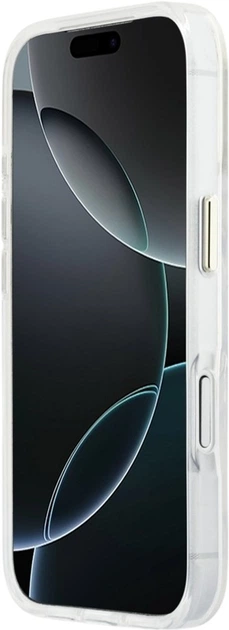 Etui Guess IML Gradient Script Metal MagSafe do Apple iPhone 17 Pro White (GUHMP17L5HTGMCSH) - obraz 5