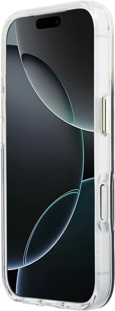 Etui Guess IML Gradient Script Metal MagSafe do Apple iPhone 17 Pro Black (GUHMP17L5HTGMCSK) - obraz 5