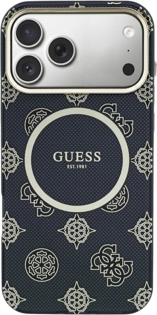 Чохол Guess IML Peony Dot MagSafe для Apple iPhone 17 Pro Max Black (GUHMP17X5HPOEDK) - зображення 3