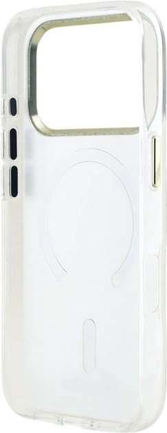 Etui Guess IML Shell Script Metal MagSafe do Apple iPhone 17 Pro Max White (GUHMP17X5HTPMCSH) - obraz 7