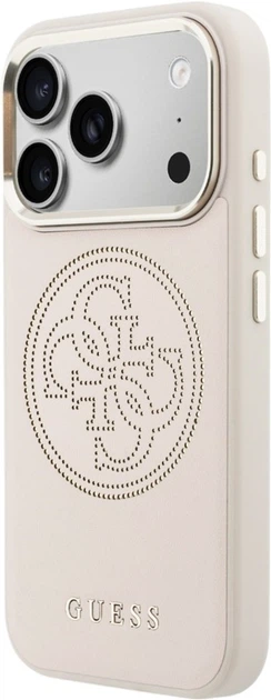 Etui Guess Perforated 4G MagSafe do Apple iPhone 17 Pro Max Pink (GUHMP17X5PG4SRGP) - obraz 2