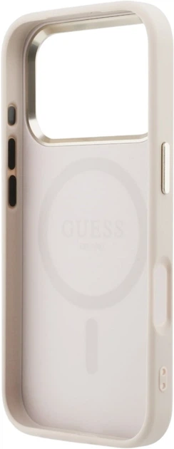Etui Guess Perforated 4G MagSafe do Apple iPhone 17 Pro Max Pink (GUHMP17X5PG4SRGP) - obraz 7
