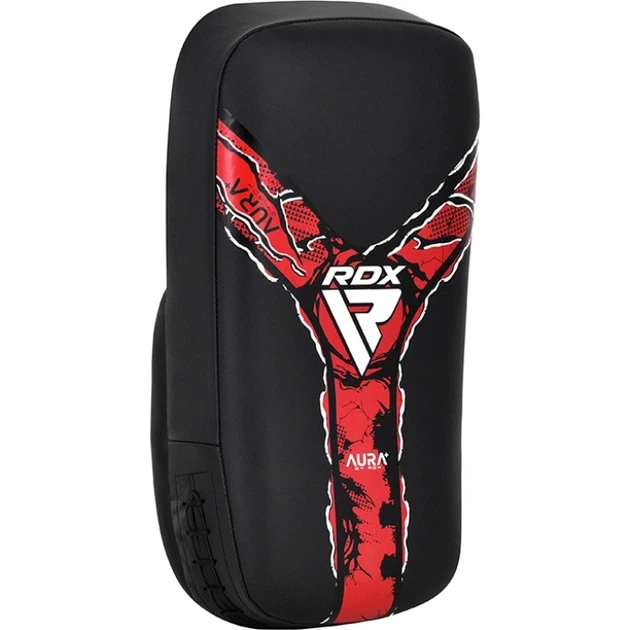 Пад Для Тайського Боксу RDX F17 New Aura Arm Pad Чорно-Червоний MISC (APR-F17BR) - изображение 2