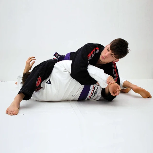 Кімоно RDX S2 BJJ Gi White RDX Чорний А4 (BJJ-S1B-A4) - изображение 2