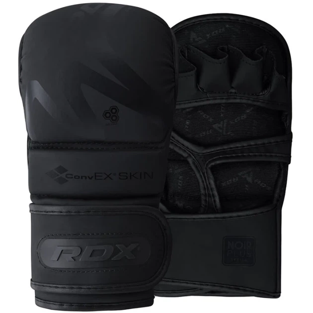 Рукавички Для MMA RDX T15 Noir MMA Sparring Gloves Чорний S (GSR-T15MB-S) - Фото 1 Рукавички Для MMA RDX T15 Noir MMA Sparring Gloves Чорний S (GSR-T15MB-S) - изображение 1