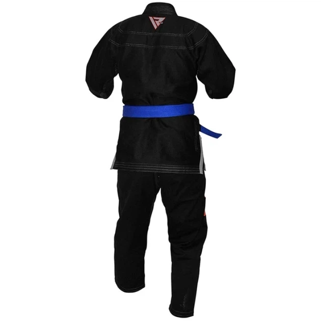 Кімоно RDX S2 BJJ Gi White RDX Чорний А4 (BJJ-S1B-A4) - изображение 9