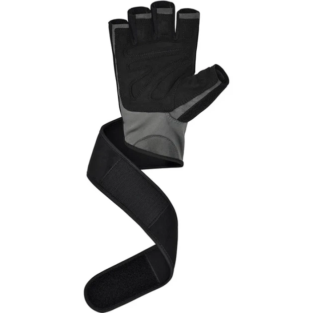 Рукавички Для Залу RDX L4 Open Finger Weightlifting Gym Gloves Чорний M (WGM-L4G-M) - Фото 7 Рукавички Для Залу RDX L4 Open Finger Weightlifting Gym Gloves Чорний M (WGM-L4G-M) - зображення 7