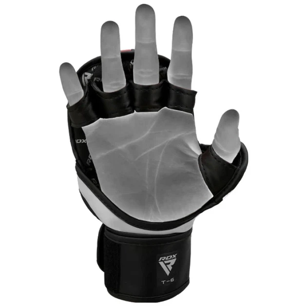 Рукавички Для MMA RDX T6 MMA Sparring Gloves Чорно-Синій M (GGR-T6U-M) - изображение 6
