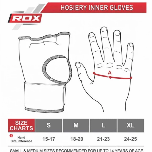 Бинти RDX IS Gel Padded Inner Gloves Hook & Loop Wrist Strap for Knuckle Protection OEKO-TEX® Standard 100 certified Чорний XL (HYP-IS2B-XL) - Фото 5 Бинти RDX IS Gel Padded Inner Gloves Hook & Loop Wrist Strap for Knuckle Protection OEKO-TEX® Standard 100 certified Чорний XL (HYP-IS2B-XL) - зображення 5