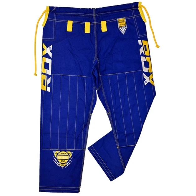 Кімоно RDX S2 BJJ Gi White RDX Синій А0 (BJJ-S3U-A0) - изображение 5