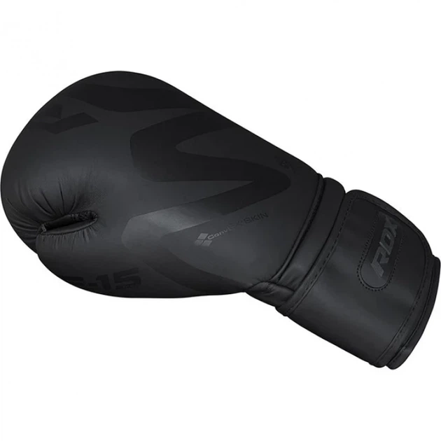 Боксерські Рукавички RDX F15 Noir Boxing Gloves Чорний 12oz (BGR-F15MB-12oz) - изображение 4