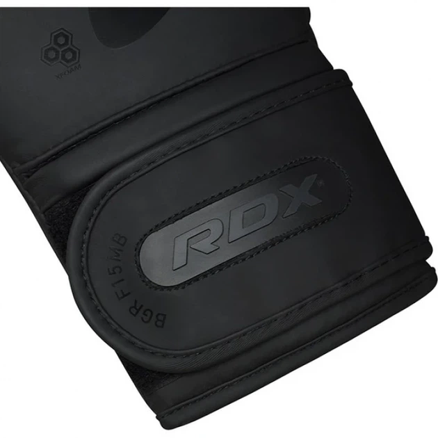 Боксерські Рукавички RDX F15 Noir Boxing Gloves Чорний 12oz (BGR-F15MB-12oz) - изображение 7