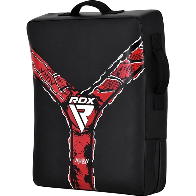 Пад Для Тайського Боксу RDX F17 New Aura Kick Shield Чорно-Червоний MISC (KSR-F17BR) - Фото 1 Пад Для Тайського Боксу RDX F17 New Aura Kick Shield Чорно-Червоний MISC (KSR-F17BR) - изображение 1