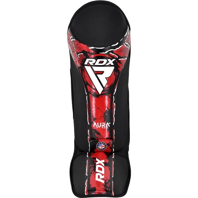Захист Для Ніг RDX F17 New Aura Shin Instep Чорно-Червоний XL (SGR-F17BR-XL) - изображение 4