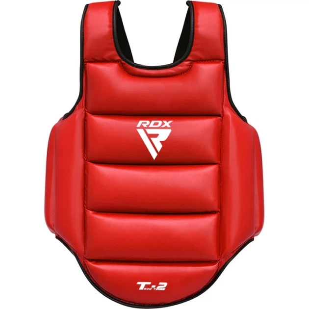 Захисний Жилет Для Карате RDX T2 Karate Chest Guard Червоно-Синій L/XL (SCC-T2R/U-L/XL) - зображення 3