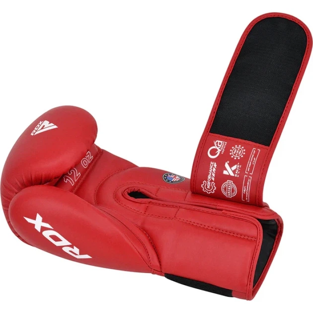 Боксерські Рукавички RDX Boxing Gloves AS2 Червоний 10oz (BGR-AS2R-10oz) - зображення 5