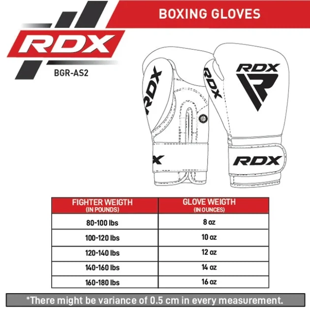 Боксерські Рукавички RDX Boxing Gloves AS2 Червоний 10oz (BGR-AS2R-10oz) - зображення 6