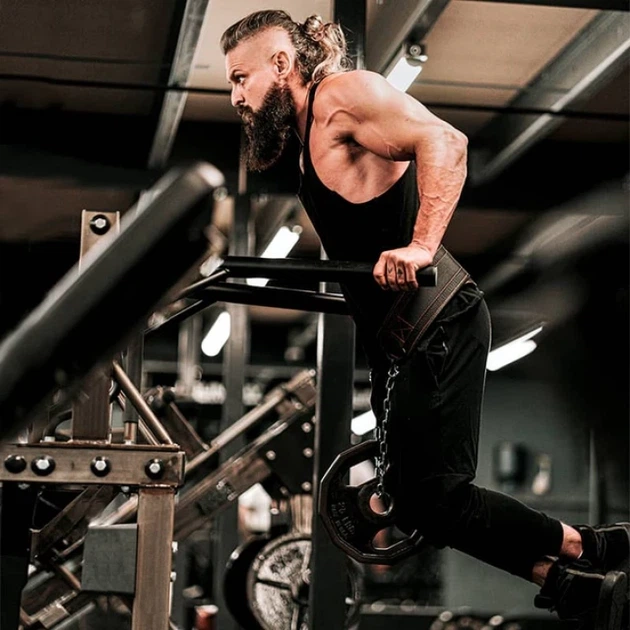 Пояс Для Важкої Атлетики RDX T7 Weight Training Dipping Belt With Chain Чорний MISC (WDB-T7B) - Фото 6 Пояс Для Важкої Атлетики RDX T7 Weight Training Dipping Belt With Chain Чорний MISC (WDB-T7B) - зображення 6