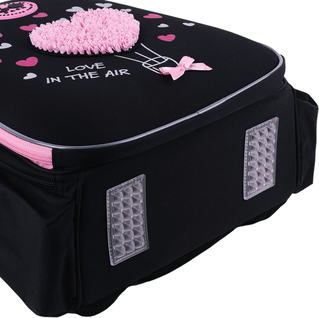 Рюкзак GoPack Напівкаркасний Education Heart 34.5x26x12.5 см Чорний (GO26-165S-2) - Фото 9 Рюкзак GoPack Напівкаркасний Education Heart 34.5x26x12.5 см Чорний (GO26-165S-2) - зображення 9