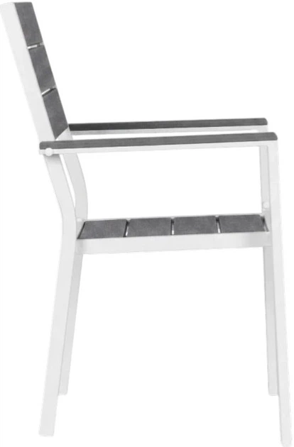 Zestaw krzeseł ogrodowych MultiGarden Biało-szary (YC-051KD-4-5) - obraz 3