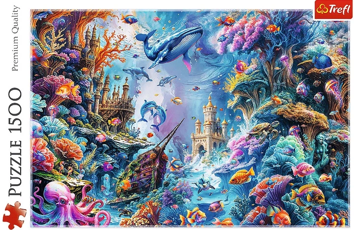 Puzzle Trefl Podwodny świat 1500 elementów 26217 (5900511262179) - obraz 2