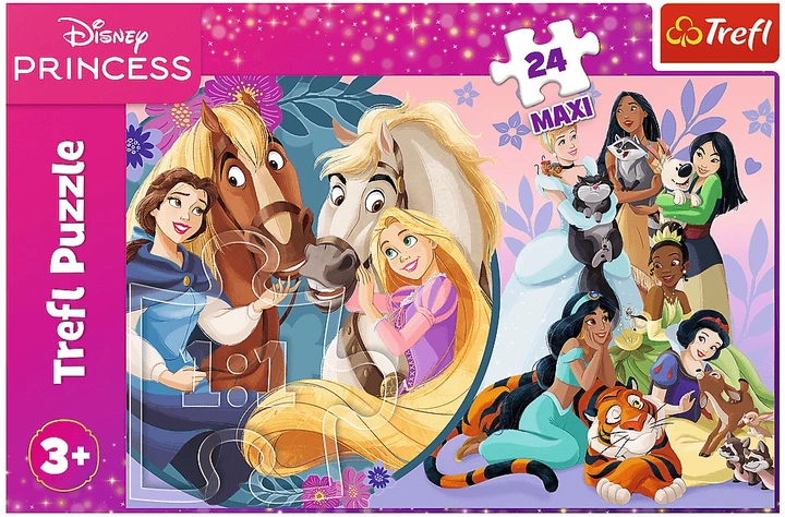 Пазл Trefl Maxi Принцеси: Усмішка дружби 24 елементи 14379 (5900511143799) - зображення 2