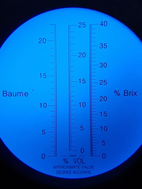 Рефрактометр для вина ATC 0-40% Brix, 0-25% Vol. Без футляра - изображение 4