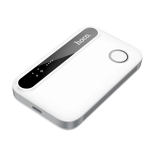 Портативный WiFi роутер маршрутизатор Hoco HI41 Mobile Portable WiFi White - Фото 1 Портативный WiFi роутер маршрутизатор Hoco HI41 Mobile Portable WiFi White - изображение 1