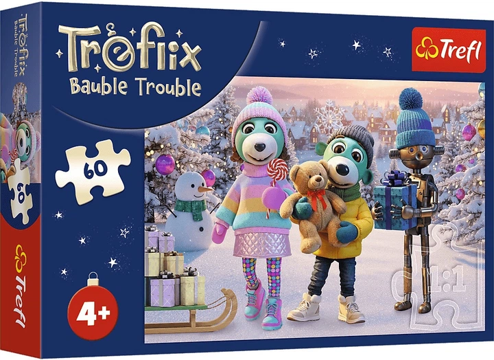 Puzzle Trefl The Treflik Family: Zimowy Robobot 60 elementów 17417 (5900511174175) - Zdjęcie 1 Puzzle Trefl The Treflik Family: Zimowy Robobot 60 elementów 17417 (5900511174175) - obraz 1