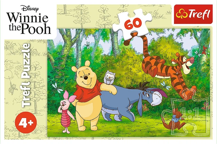 Пазл Trefl Winnie the Pooh: Смачний мед 60 елементів 17411 (5900511174113) - зображення 2