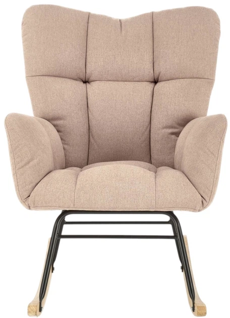 Крісло-гойдалка Halmar Vasco Бежеве (5905248131002) - зображення 5