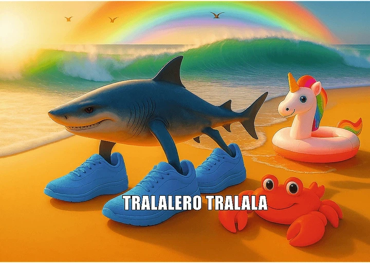 Пазл Trefl BrainRots Tralalero Tralala 200 елементів 13363 (5900511133639) - зображення 3