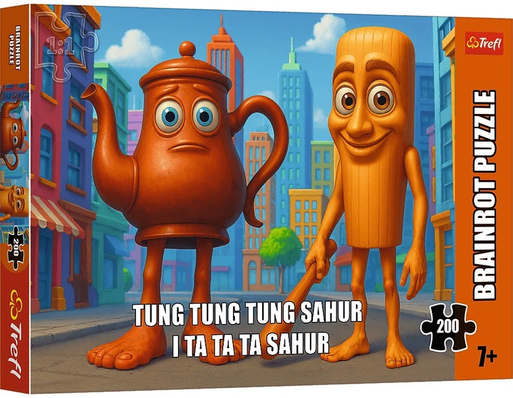 Пазл Trefl BrainRots Tung Tung Sahur 200 елементів 13364 (5900511133646) - зображення 1
