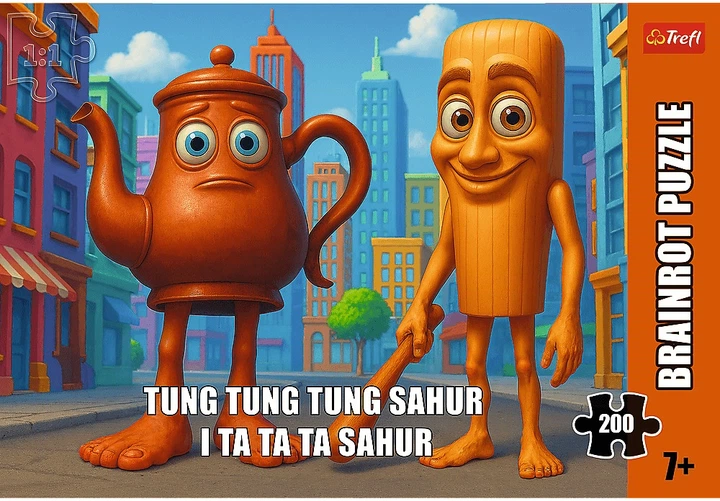 Пазл Trefl BrainRots Tung Tung Sahur 200 елементів 13364 (5900511133646) - зображення 2
