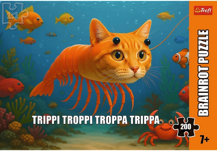 Пазл Trefl BrainRots Trippi Troppi Troppa Trippa 200 елементів 13366 (5900511133660) - зображення 2