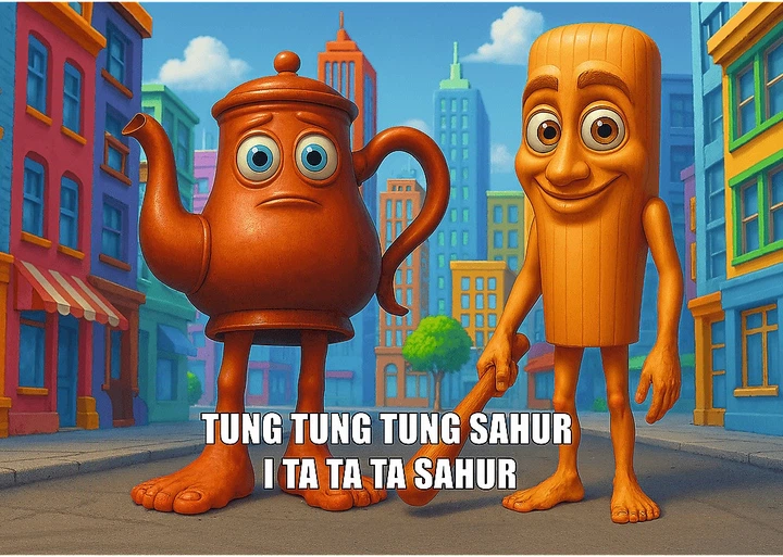 Пазл Trefl BrainRots Tung Tung Sahur 200 елементів 13364 (5900511133646) - зображення 3