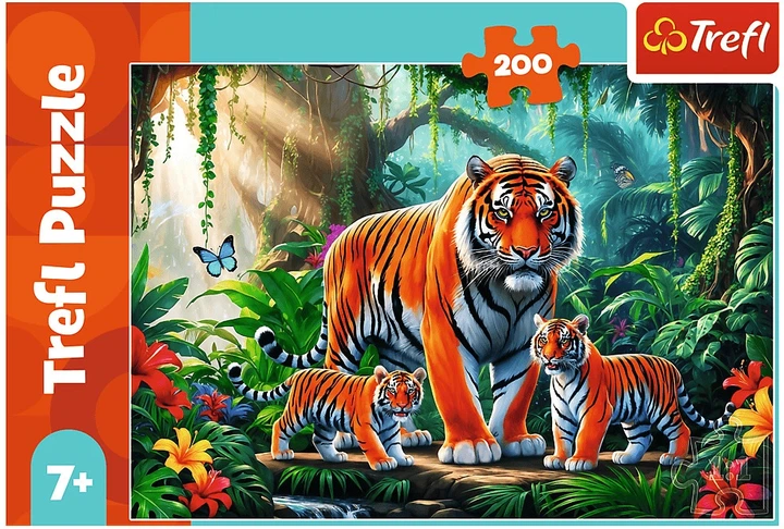 Пазл Trefl Тигрові звички 200 елементів 13330 (5900511133301) - зображення 2