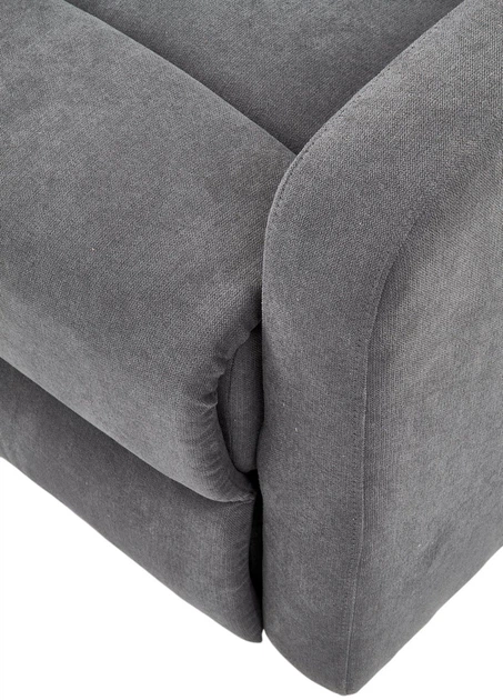 Крісло відпочинку Halmar Oslo розкладне Сіре (5905248112278) - зображення 3