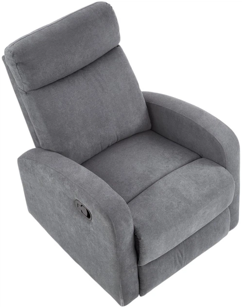 Крісло відпочинку Halmar Oslo розкладне Сіре (5905248112278) - зображення 5