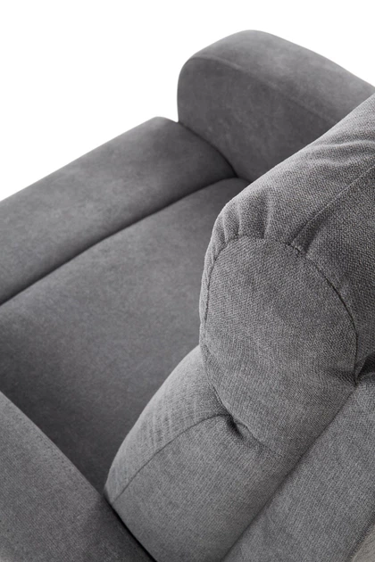 Крісло відпочинку Halmar Oslo розкладне Сіре (5905248112278) - зображення 9