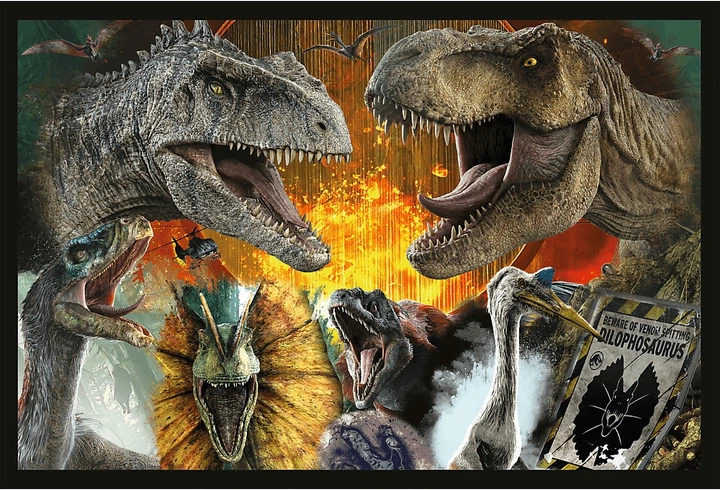 Набір пазлів Trefl Jurassic World: Доісторичний світ 2 x 200 елементів 13316 (5900511133165) - зображення 3