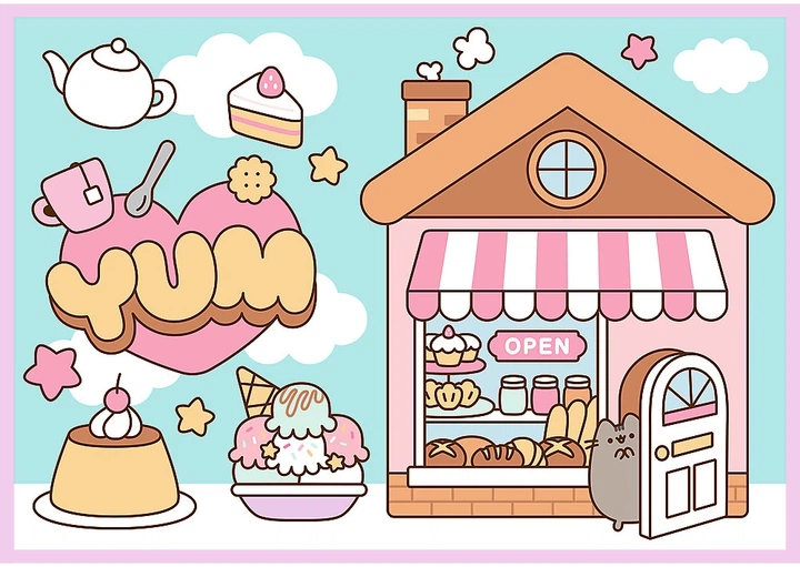 Набір пазлів Trefl Pusheen: Знайомство з Pusheen 4 x 250 елементів 13371 (5900511133714) - зображення 5