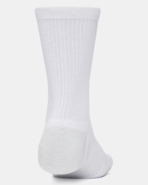 Шкарпетки Under Armour Performance Tech™ Unisex 3-Pack Crew Socks 1379515-101 l, білий - Фото 3 Шкарпетки Under Armour Performance Tech™ Unisex 3-Pack Crew Socks 1379515-101 l, білий - зображення 3