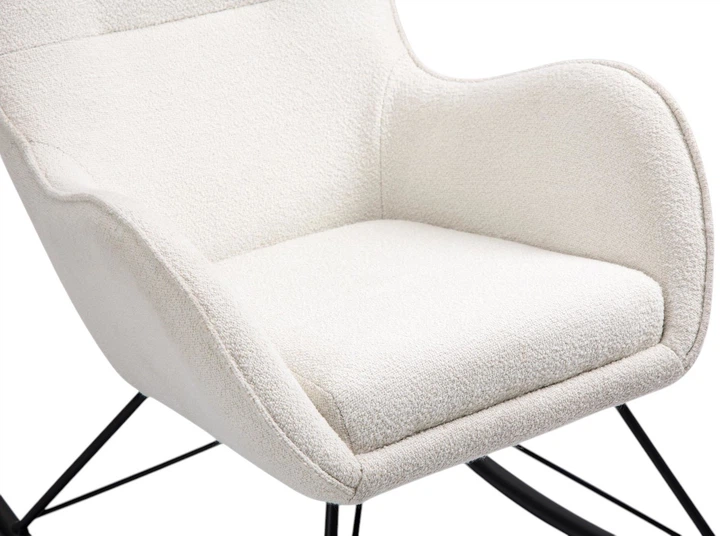 Крісло-гойдалка Halmar Liberto 3 Біле (5905248126565) - зображення 6